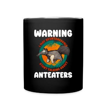 Dear Anteater Gift - Full Colour Mug - black - Front