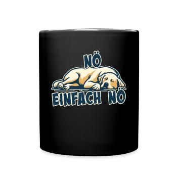 Nö einfach Nö Labrador Retriever freche Hunde Jun - Mug uni - noir - Devant