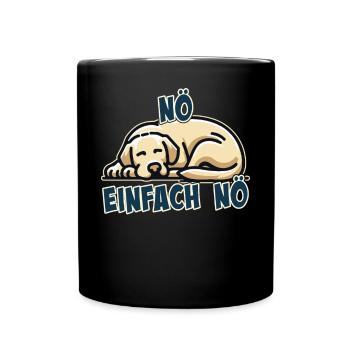 Nö einfach Nö Labrador Retriever freche Hunde Mäd - Mug uni - noir - Devant