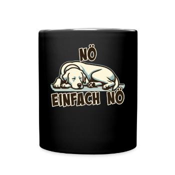 Nö einfach Nö Labrador Retriever freche Hunde Jun - Mug uni - noir - Devant