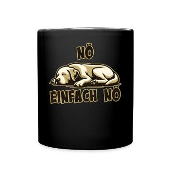 Nö einfach Nö Labrador Retriever freche Hunde Mäd - Mug uni - noir - Devant