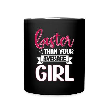 Coureur Filles Course Cross Country Piste Marathon - Mug uni - noir - Devant