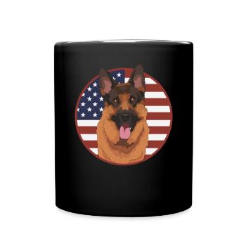 German Shepherds German Shepherd Dogs Gift - Full Colour Mug - black - Front