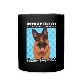 German Shepherd German Shepherd Gift - Full Colour Mug - black - Front