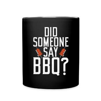 Grill Barbecue Grilling - Tasse einfarbig - Schwarz - Vorne