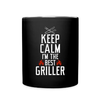 Grillades Barbecue Grillades - Mug uni - noir - Devant