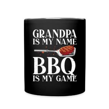 Grill Barbecue Grilling - Tasse einfarbig - Schwarz - Vorne