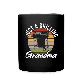 Grill Barbecue Grilling - Tasse einfarbig - Schwarz - Vorne