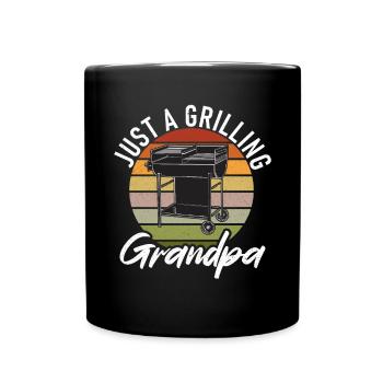 Grill Barbecue Grilling - Tasse einfarbig - Schwarz - Vorne