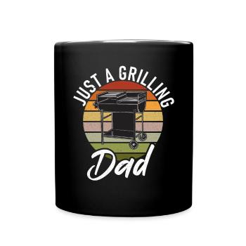 Grillades Barbecue Grillades - Mug uni - noir - Devant