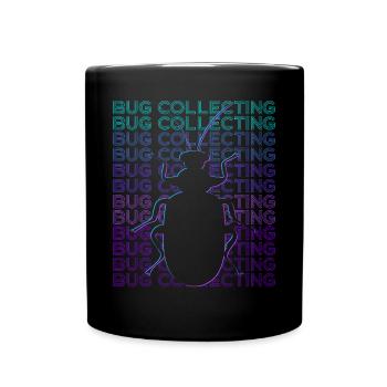 Collecting Collector Entomology Retro - Full Colour Mug - black - Front