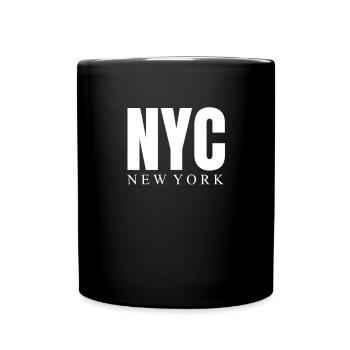 New York - Full Colour Mug - black - Front