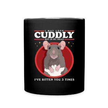 Rats, Rat Lover, Rat Owner, Gift - Full Colour Mug - black - Front