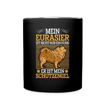 Eurasier not just a dog Eurasian Spitz - Full Colour Mug - black - Front