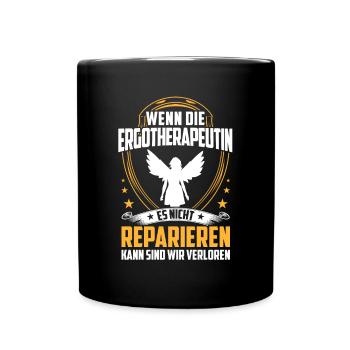 L’ergothérapeute ne répare pas l’ergothérapie - Mug uni - noir - Devant