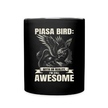 Piasa Vogel Fabelwesen Folklore Urban Legend - Tasse einfarbig - Schwarz - Vorne