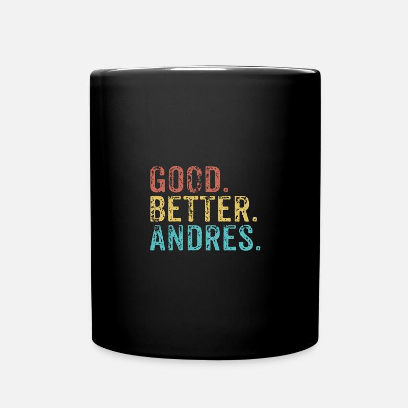 Les gars cool s’appellent Andres - Mug uni - noir