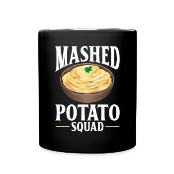 Mashed potatoes Mashed potatoes - Full Colour Mug - black - Front