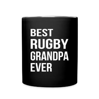 Rugby Grandpa Rugby - Best Rugby Grandpa Ever - Tasse einfarbig - Schwarz - Vorne