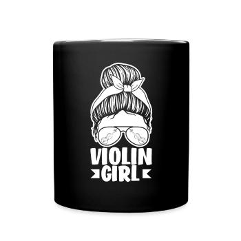 Violin Violin Violinist Violin Player - Full Colour Mug - black - Front