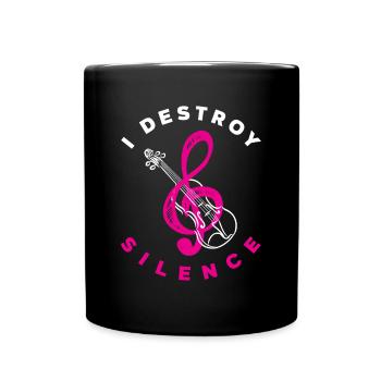 Violin Violin Violinist Violin Player - Full Colour Mug - black - Front