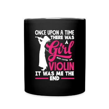 Violin Violin Violinist Violin Player - Full Colour Mug - black - Front