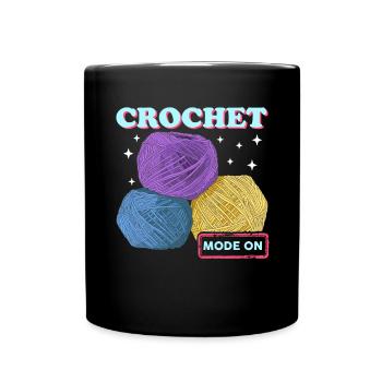 Crochet Crochet Cadeau - Mug uni - noir - Devant