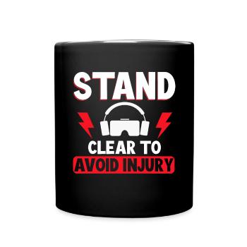 Réalité virtuelle VR Gamer Funnz - Mug uni - noir - Devant