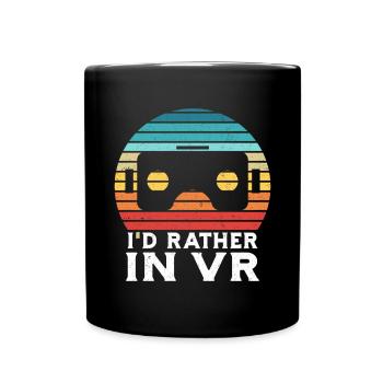Réalité virtuelle VR Gamer Funnz - Mug uni - noir - Devant