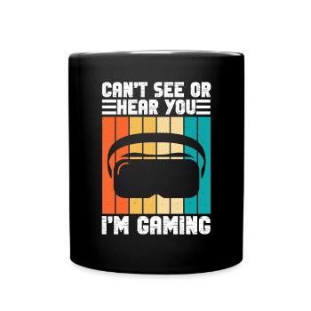 Réalité virtuelle VR Gamer Funnz - Mug uni - noir - Devant