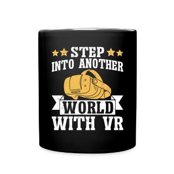 Réalité virtuelle VR Gamer Funnz - Mug uni - noir - Devant