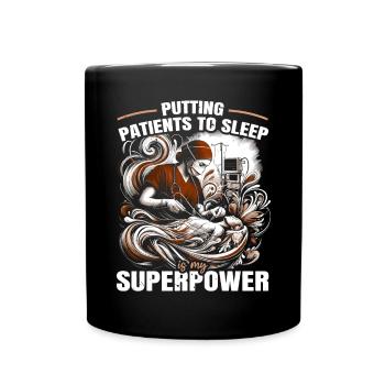 Nurse Anesthetist Medicine Hospital Anesthesia - Full Colour Mug - black - Front