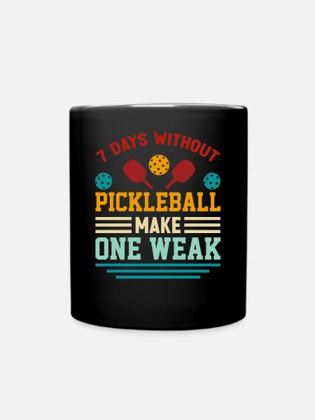 Tenue de tournoi de pickleball de joueur de pickleball - Mug uni - noir