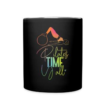 Instructeur de Pilates Professeur Fille - Mug uni - noir - Devant
