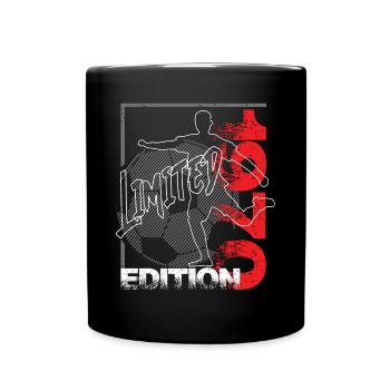 Limited Edition 1970 Limited Edition Fußball - Tasse einfarbig - Schwarz - Vorne