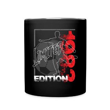 Limited Edition 1983 Limited Edition Fußball - Tasse einfarbig - Schwarz - Vorne