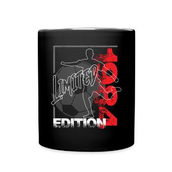 Limited Edition 1984 Limited Edition Fußball - Tasse einfarbig - Schwarz - Vorne