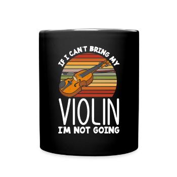 Violon Violon Violoniste Joueur de violon - Mug uni - noir - Devant