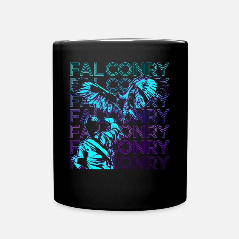 Fauconnerie Fauconnier Hawking Hawker Retro - Mug uni - noir