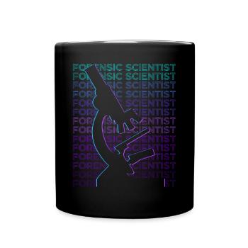 Forensic Technician Forensic Scientist Forensic Technician - Full Colour Mug - black - Front