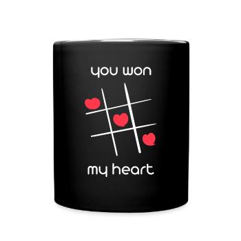 Saint-Valentin Couple Romance Personne préférée - Mug uni - noir - Devant