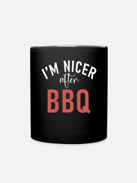 Grill Barbecue Grilling - Tasse einfarbig - Schwarz