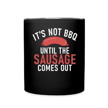 Grillades Barbecue Grillades - Mug uni - noir - Devant