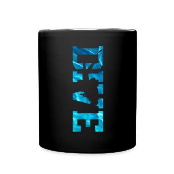 Diving Diver Ocean Lovers - Full Colour Mug - black - Front