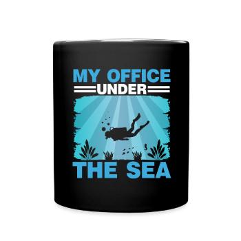 Diving Diver Ocean Lovers - Full Colour Mug - black - Front