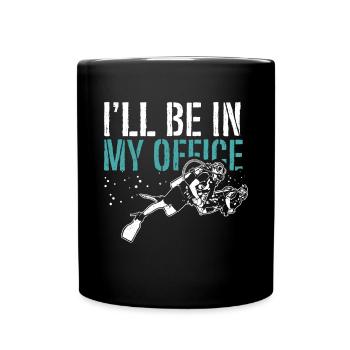 Diving Diver Ocean Lovers - Full Colour Mug - black - Front