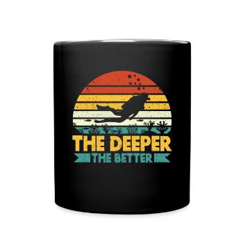 Diving Diver Ocean Lovers - Full Colour Mug - black - Front
