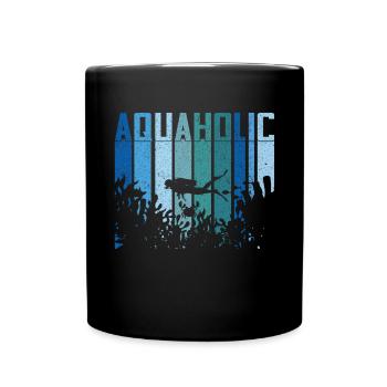 Diving Diver Ocean Lovers - Full Colour Mug - black - Front