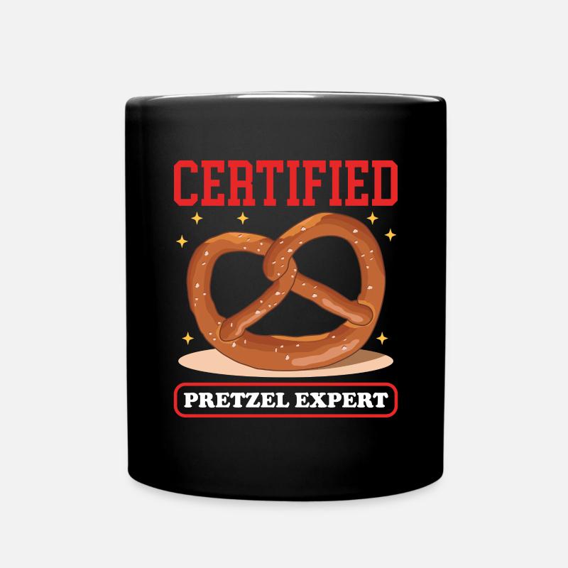 Bretzel Bretzel amoureux Bretzels cadeau - Mug uni - noir