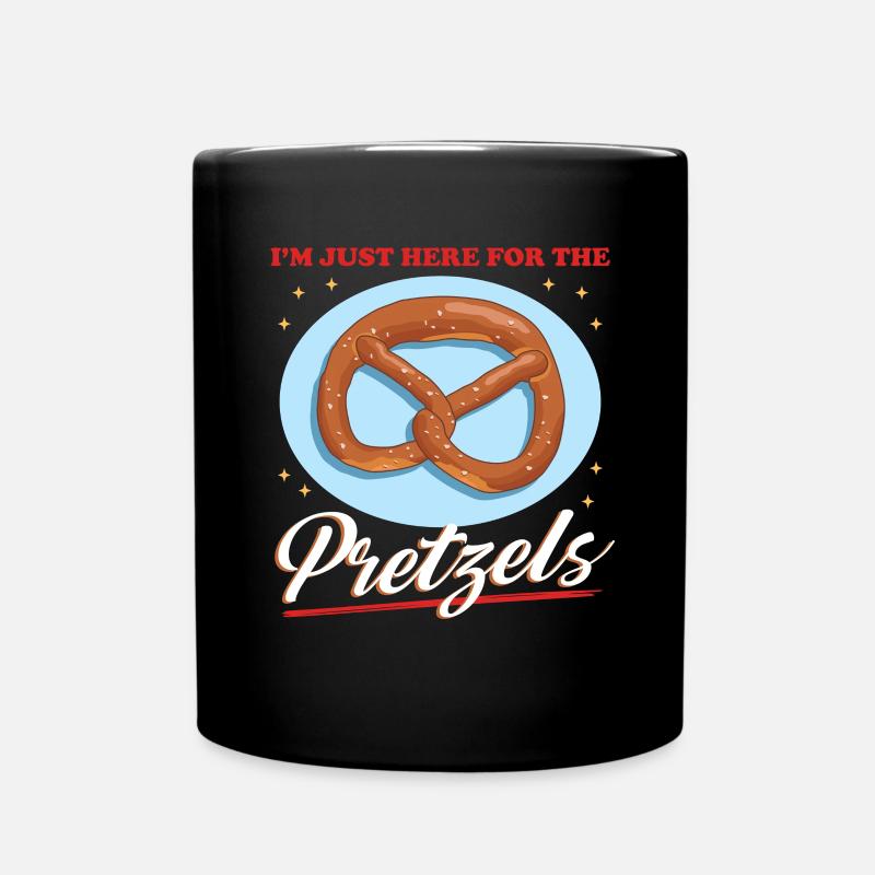 Cadeau de bretzels amoureux des bretzels - Mug uni - noir